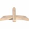Ekena Millwork Bellingham Smooth Timber Gable Bracket, Douglas Fir, 48"W x 30"H x 5 1/2"D x 5 1/2"F, 15/12 Pitch GBW048X30X0606BEL00SDF - alternate 2